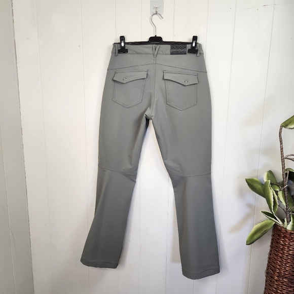 Outdoor Research Pants - Outdoor Research Womens Rambler Trail Hiking Pants Gray Straight Leg Stretch 6